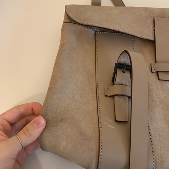 Gucci vintage Beige Suede/Leather bag - Picture 5 of 16